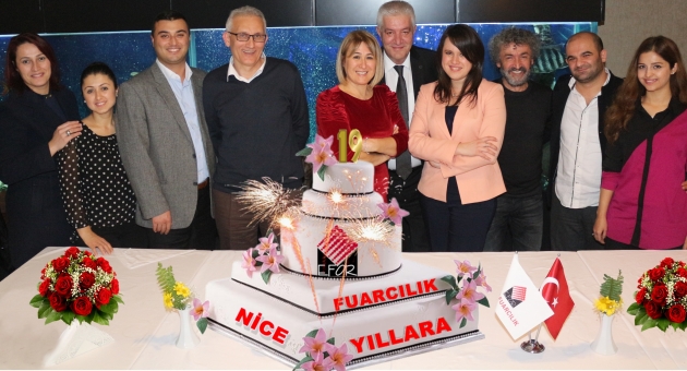 Efor fuarcılık 19. yılını kutladı