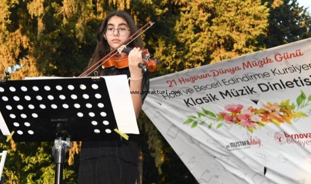 Dünya Müzik Günü’nde kursiyerler sahne aldı