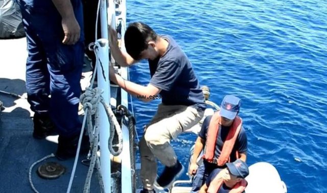 İzmir açıklarında 154 kaçak göçmen kurtarıldı
