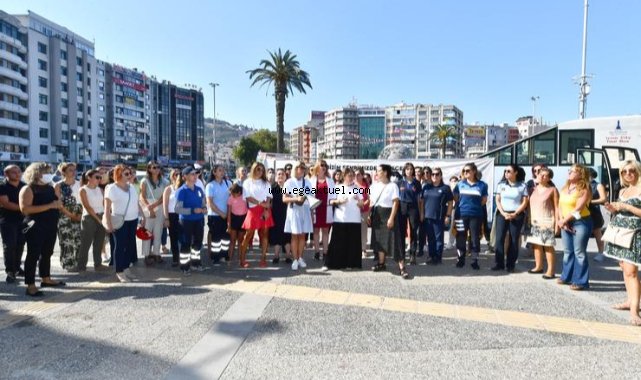 PERGEL üyesi kadınlardan şiddete karşı farkındalık eylemi
