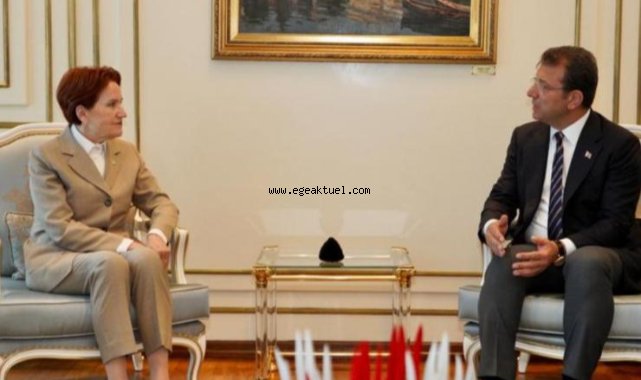 Akşener ve İmamoğlu görüştü