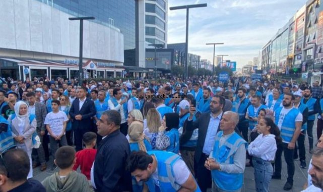 DEVA Partisi'nden 'Özgürlük' yürüyüşü