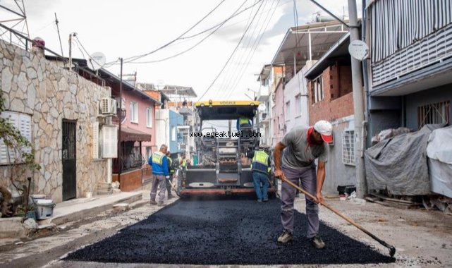 Bornova’da asfaltlamada mola yok
