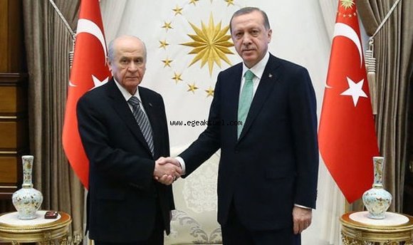 Erdoğan Bahçeli ile görüştü