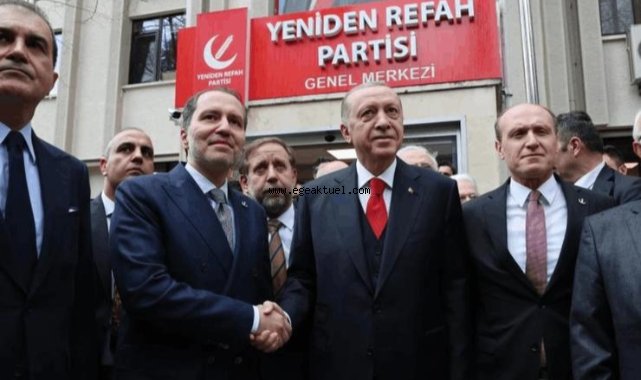 Erdoğan'dan Yeniden Refah'a ziyaret.