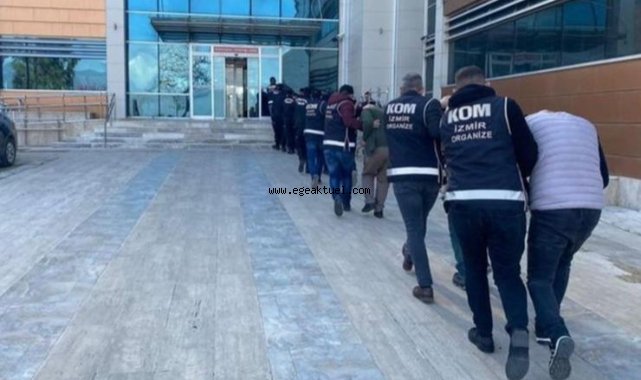İzmir ve Manisa'da 'Akbaba' operasyonu: 9 tutuklama
