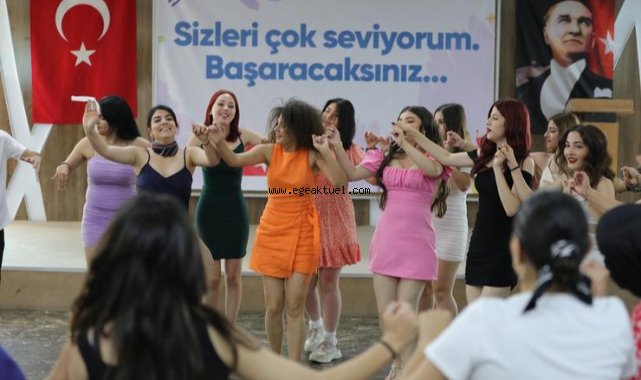 Bayraklılı öğrenciler sınav öncesi moral depoladı