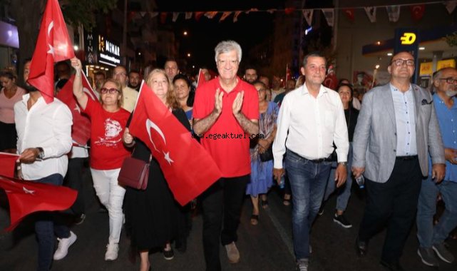 Narlıdere Büyük Zaferi Coşkuyla Kutladı