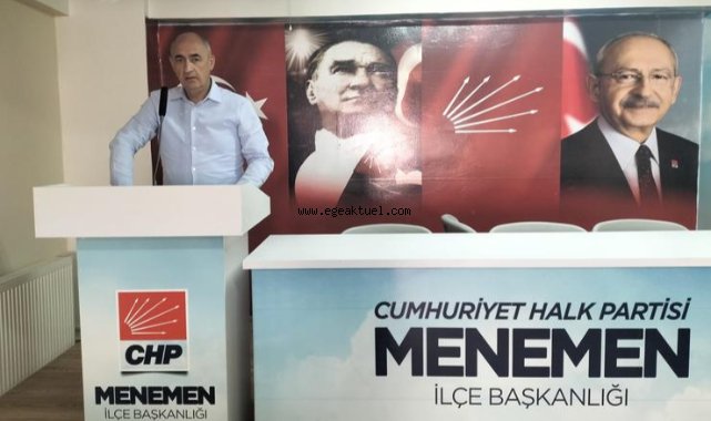 CHP Menemen’den Pehlivan’a ‘ek bütçe’ ve ‘konser’ tepkisi