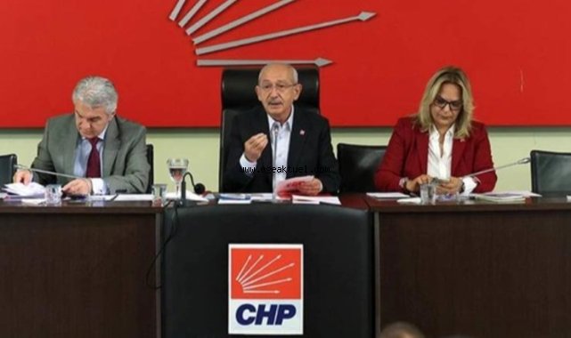 CHP Parti Meclisi (PM) kongre tarihi için toplandı.