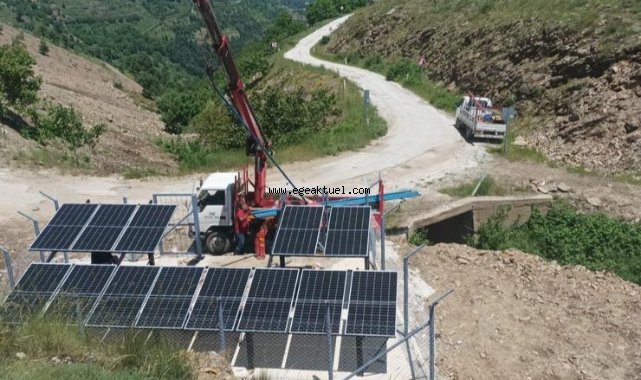 İZSU, güneş enerjisi ile çalışan içme suyu kuyularını hizmete aldı