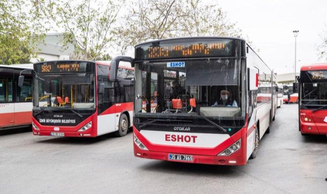 Bayraklı TOKİ bölgesine 4 hatta toplam 21 otobüs hizmet veriyor