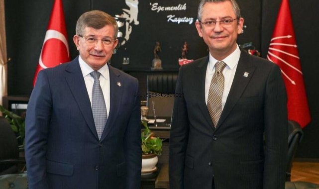 Özel,  Davutoğlu ile görüştü