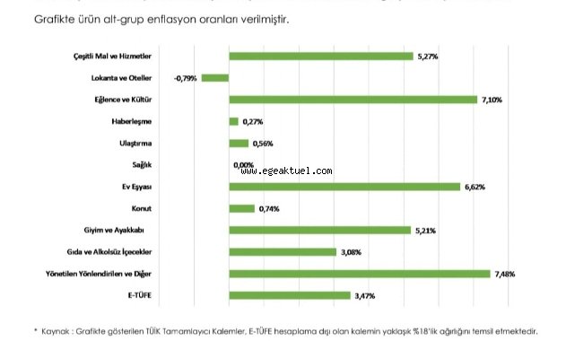 ENAG ağustos enflasyonunu açıkladı