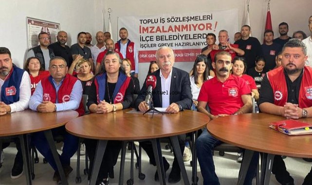İzmir’de 13 belediyede grev hazırlığı