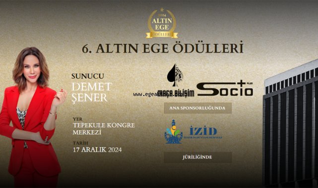 6.Altın Ege Ödülleri İzmir'de sahiplerini bulacak.
