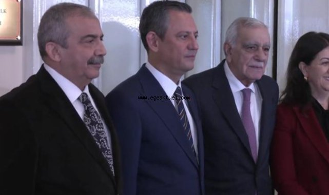 DEM Parti heyeti Özgür Özel ile bir araya geldi