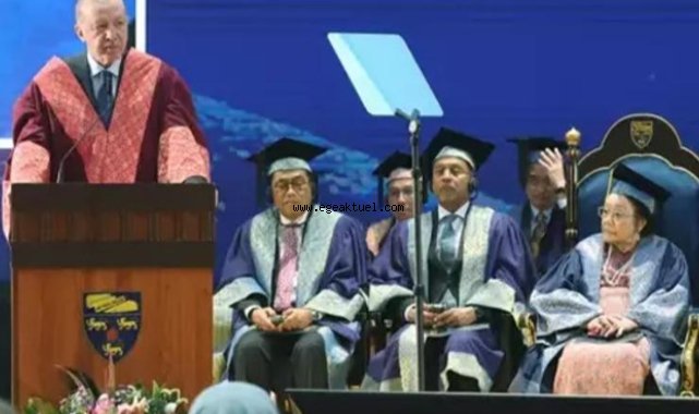 Erdoğan'a Malezya'da fahri doktora verildi