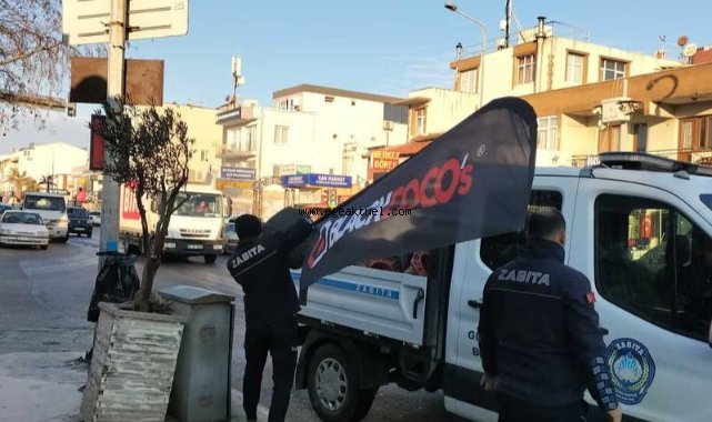 Güzelbahçe Belediyesi Zabıta Ekipleri Kaldırım İşgaline Geçit Vermiyor