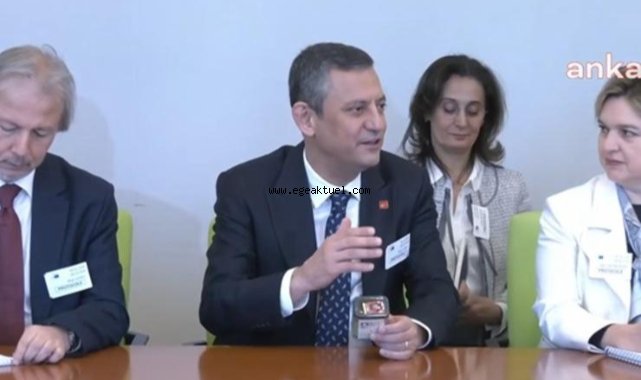 Özel'den Avrupa Parlamentosu'nda kritik mesaj
