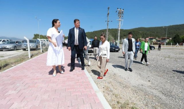 Pamucak Rekreasyon Alanı’nda Çalışmalar Hızla Devam Ediyor