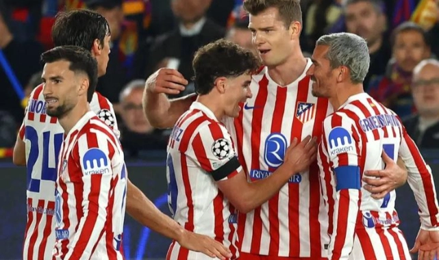 Atletico Madrid, 10 kişi kalan Barcelona'yı iki golle geçti!