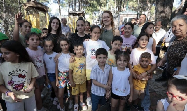 Başkan Mutlu Macera Parkı’nda çocuklarla bir araya geldi