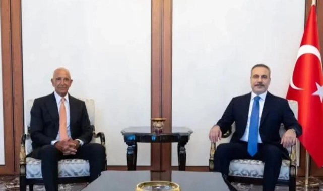 Hakan Fidan, ABD Büyükelçisi Tom Barrack'ı kabul etti