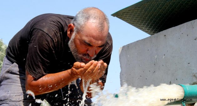 Aktaş Barajı’ndan Ödemiş Ovasına su verildi