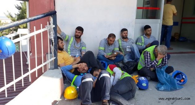 Aliağa'da 250'ye yakın işçi yemekten zehirlendi