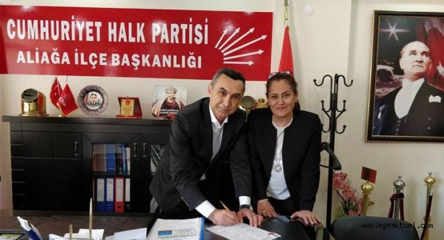 Aliağa'da eski başkan partiye döndü