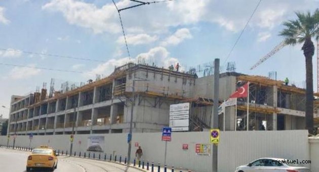 Alsancak Stadı çalışmaları tüm hızıyla sürüyor