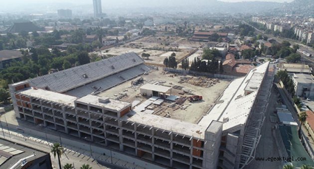 Alsancak Stadı'nda tribünler tamamlandı