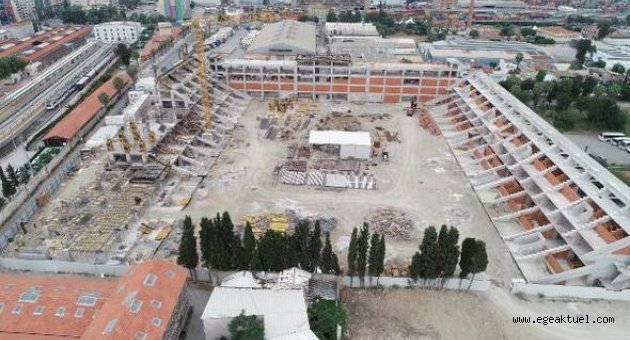  Alsancak Stadı'nın tribünleri ortaya çıktı