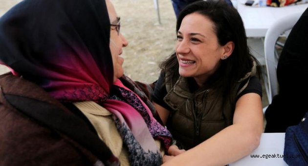 Anneler Pamucak tesislerinde buluştu