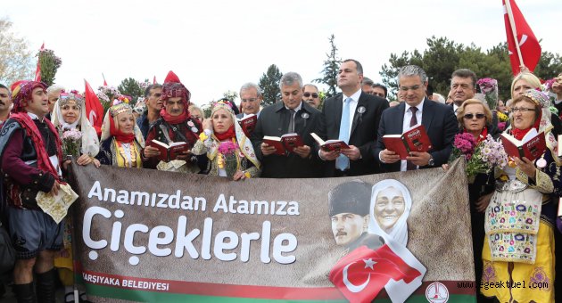 Ata'nın çiçekleri, Zübeyde Anne'nin mezarından geldi