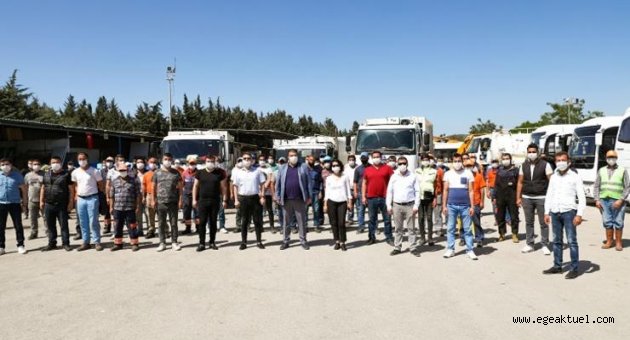 "Ayın personeli" Temizlik işleri ekibi