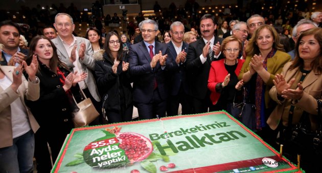Başkan Akpınar; 35,5 ayı Karşıyakalılar ile kutladı