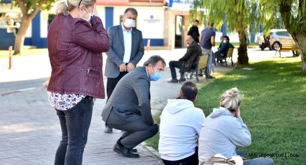 Başkan İduğ yine alanda