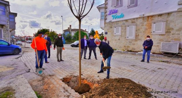 Başkan Oran; “Sevdamız daha yeşil Çeşme”