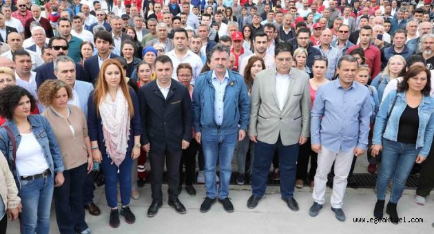 Başkan Sandal emekçilerle 1 Mayıs'ı kutladı