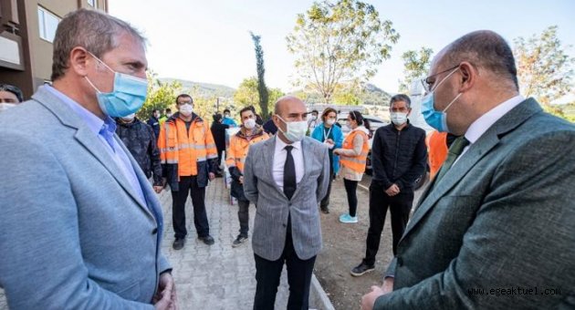 Başkan Soyer depremzedelere seslendi: “Sizleri bu konutlara davet ediyoruz”