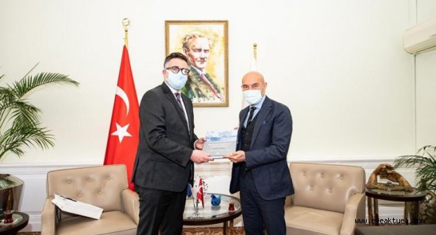 Başkan Soyer Romanya’nın Ankara Büyükelçisi Tinca’yı ağırladı