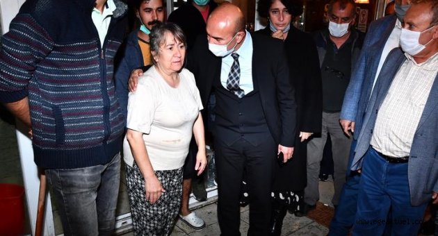 Başkan Soyer tsunamiden zarar gören Sığacık'ta yaraların sarılacağını söyledi