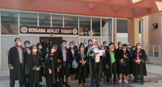 Bergamalı avukatlardan çoklu baro sistemine tepki!