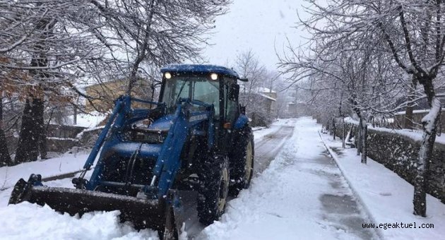 Bozdağlar’dan Aydın Dağları’na kar mücadelesi