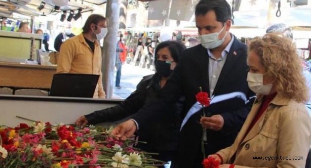 CHP Konak’tan genç Aslı’ya anma töreni