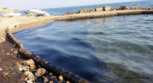 Deniz siyaha büründü!