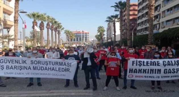 DİSK, İzmir'de alana indi: "İşçilerin yanında olmaya devam edeceğiz"