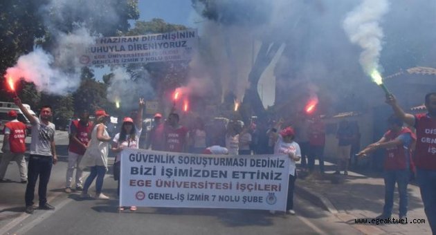 DİSK üyesi işçiler, yarım gün iş bıraktı